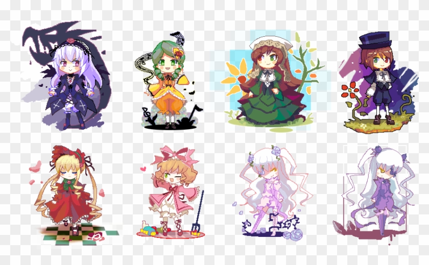 Rozen Maiden By Phuijl - Rozen Maiden Pixel Art #846869