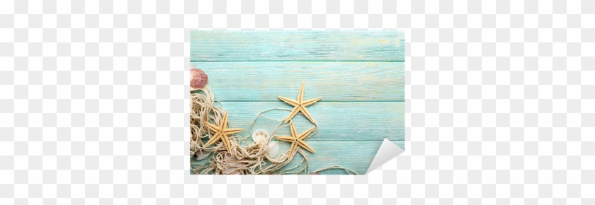 Vinilo Pixerstick Las Estrellas De Mar Y Conchas En - Sea #846916