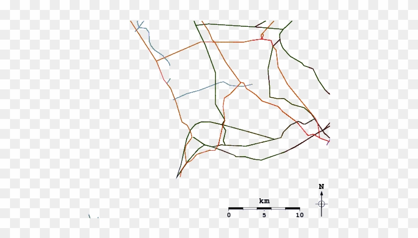 Roads And Rivers Around Licola Beach - Diagram #846956