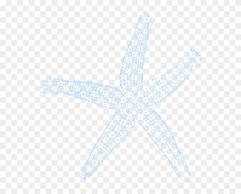 Starfish Clipart Blue Starfish - Blue Line Art Starfish #846970