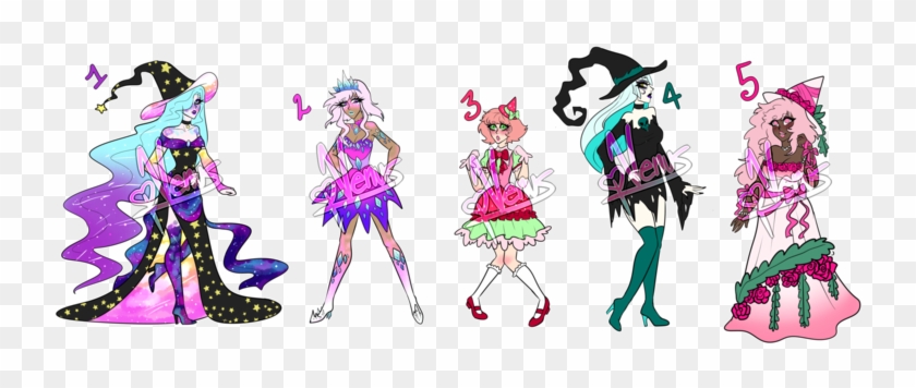 [open] Witch Adoptables By Verenavenus - Cartoon #846975