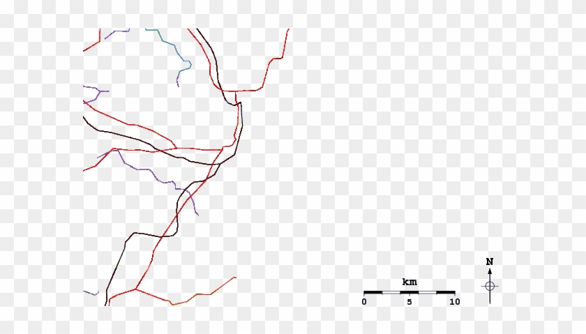 Roads And Rivers Around Bronte Beach - Toronto Rivers #846989