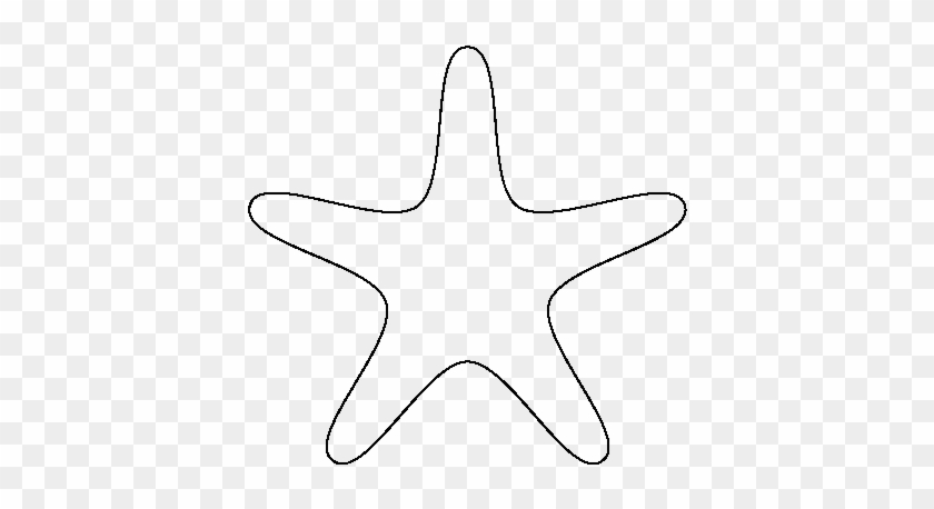 Starfish Template - Outline #847006