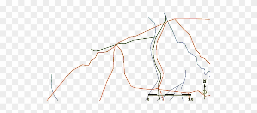 Roads And Rivers Around Fitzroy Beach - Diagram #847047