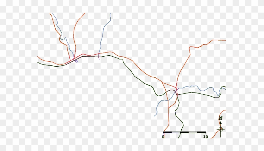 Roads And Rivers Around Manresa State Beach - Diagram #847063