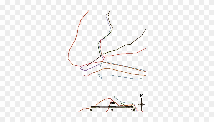 Roads And Rivers Around Le Havre Beach - Diagram #847065