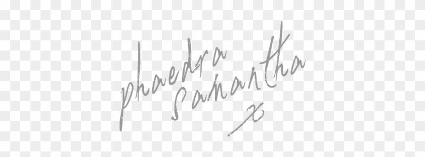 Samantha - Calligraphy #847164