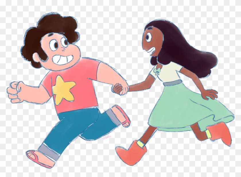 Connie N Steven By Dablee - Steven Universe T Shirt #847265
