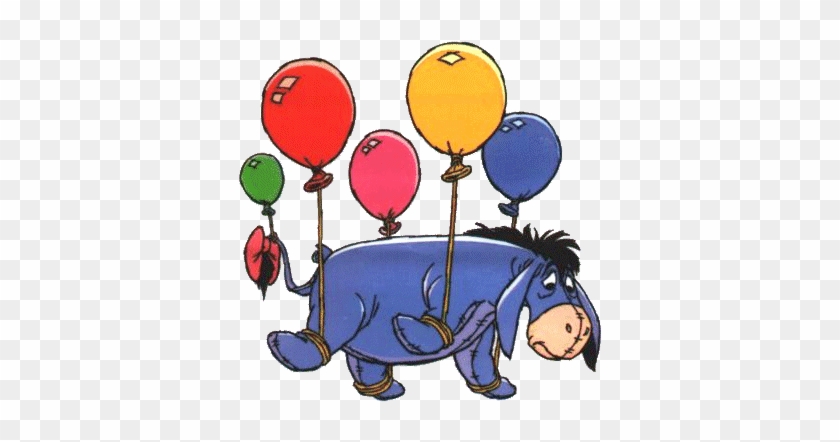 Eeyore Clipart - Eeyore On A Balloon #847266