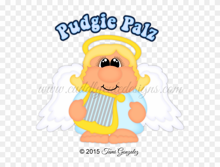 Pudgie Palz Angel Girl - Cartoon #847421