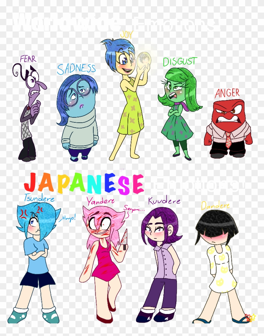 Worldwide Emotions Vs Japanese Emotions By D00dle-girl - Cartoon #847438