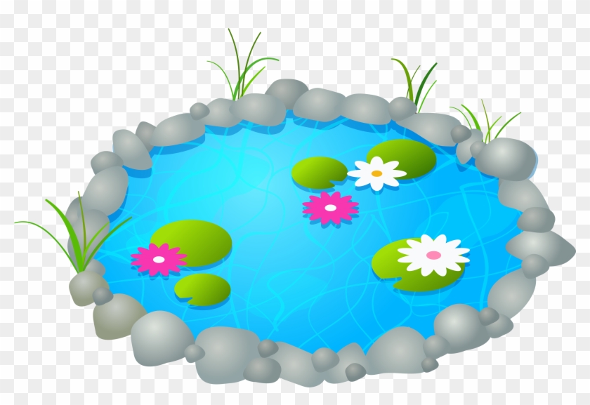 Lily Pad Clipart Pond Life - Lily Pad Clipart Pond Life #847515