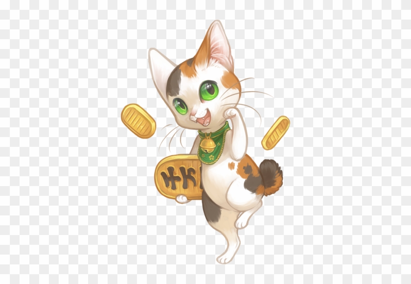 My Take On 'maneki Neko' - Japanese Lucky Cat Art #847523