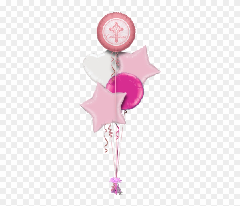 1st Communion Pink Religious Balloon - Baptism Boy Balloon Decoration Kit #847633