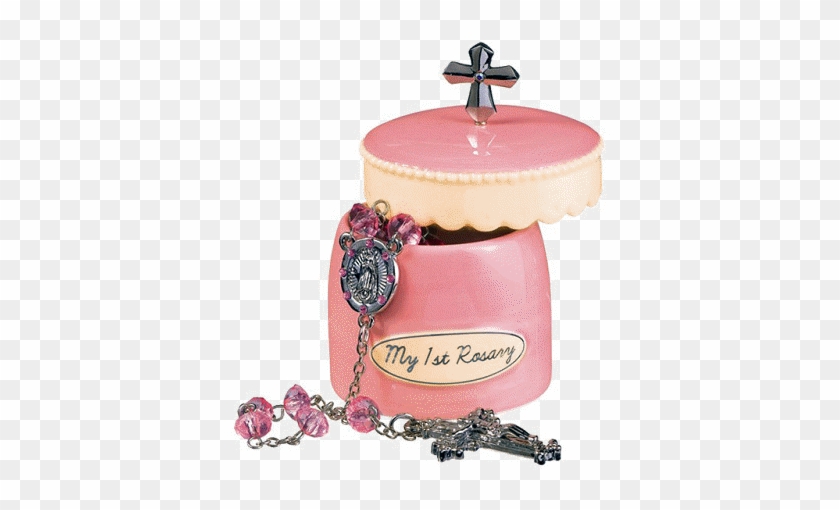 Our My 1st Rosary With Keepsake Set Includes A Rosary - Pink Rosary And My First Rosary Keepsake Box For Girl #847639