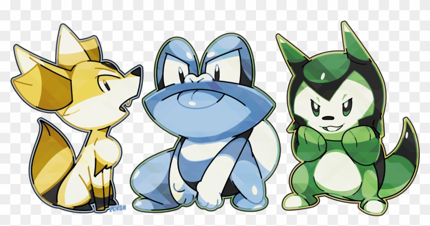 Another Artists That Strays From Emulating Sugimori's - Pokémon Mega Evolutions Kalos Starts #847742