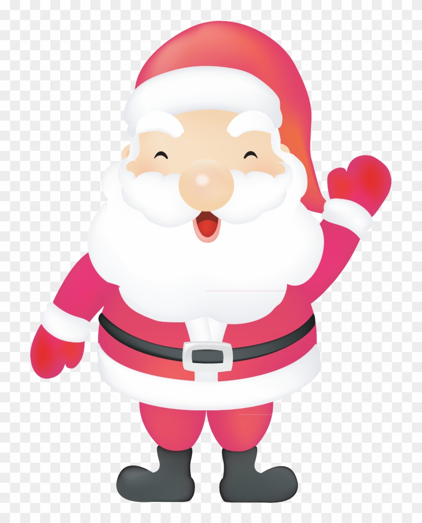 Papa Noel, Santa Claus, Navidad Vector - Cute Santa Claus Clipart #847757