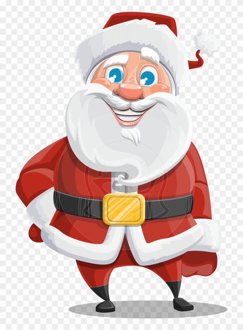 Claus North-pole - Smiling Santa Png #847809