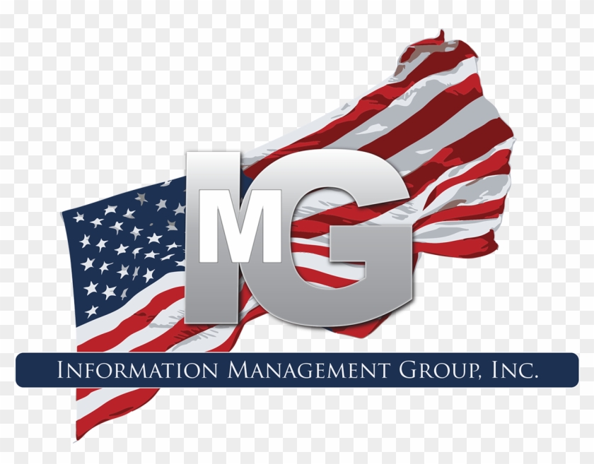 Img Logo Silver With Flag Behind And Company Name Spelled - Img Logo Silver With Flag Behind And Company Name Spelled #847813