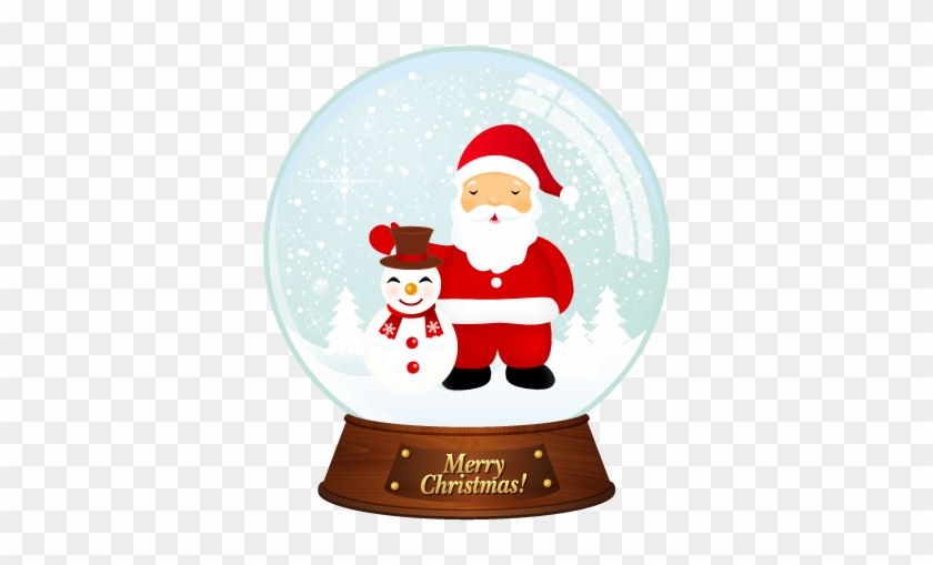 Free Vector Vector Santa Christmas Snowballs - Merry Christmas Dp For Whatsapp #847817
