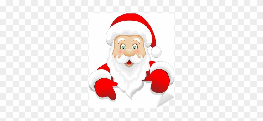 Vinilo Pixerstick Santa Claus Santa Claus Cartoon Wishes - Santa Claus #847821