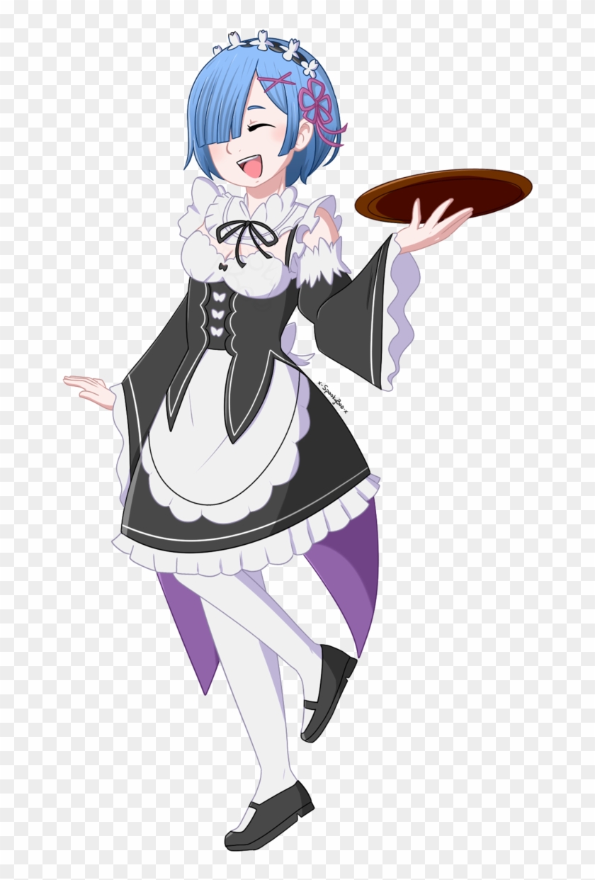 Rem By X Spookyboo X - Best Anime Girl 2017 Transparent #847838