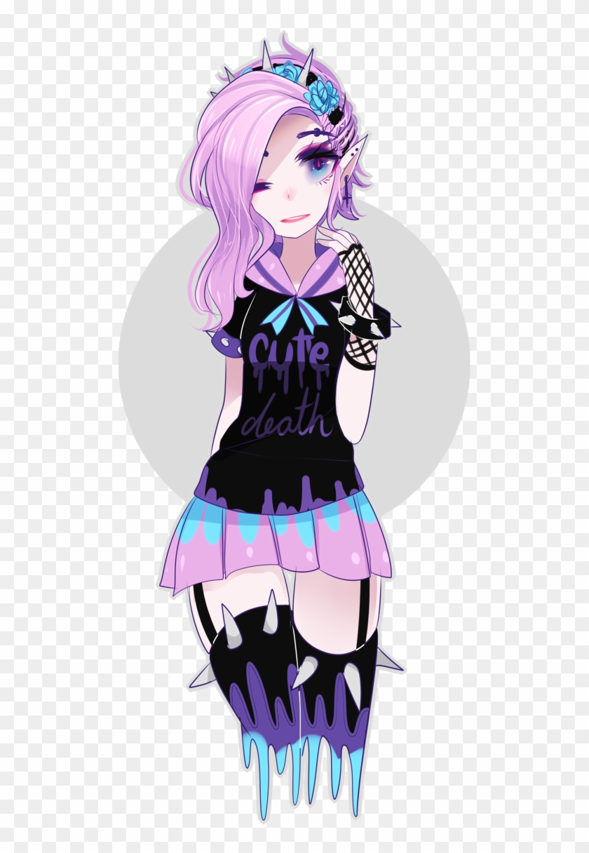 Adopted Fleur, A Pixie Who Loves To Prank People, But - Pastel Goth Anime Girl #847870