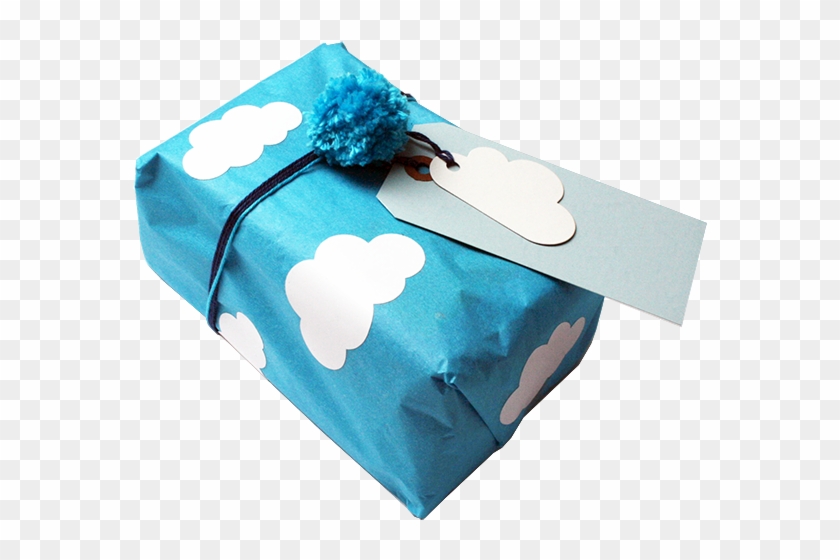 Tissue Paper, Cloud Stickers, Cloud Tags, Blue Tags - Wedding Favors #847919
