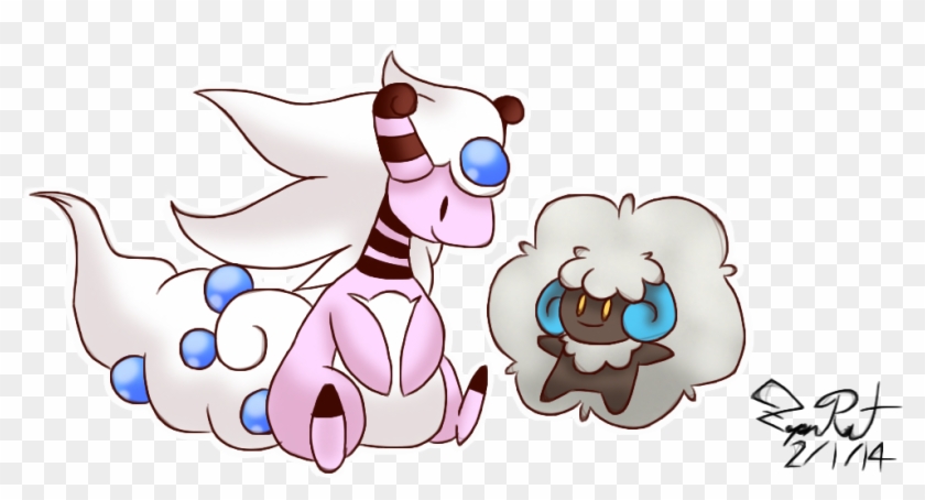 Toonfreak 158 22 Shiny Mega Ampharos And Shiny Whimsicott - Cartoon #847961