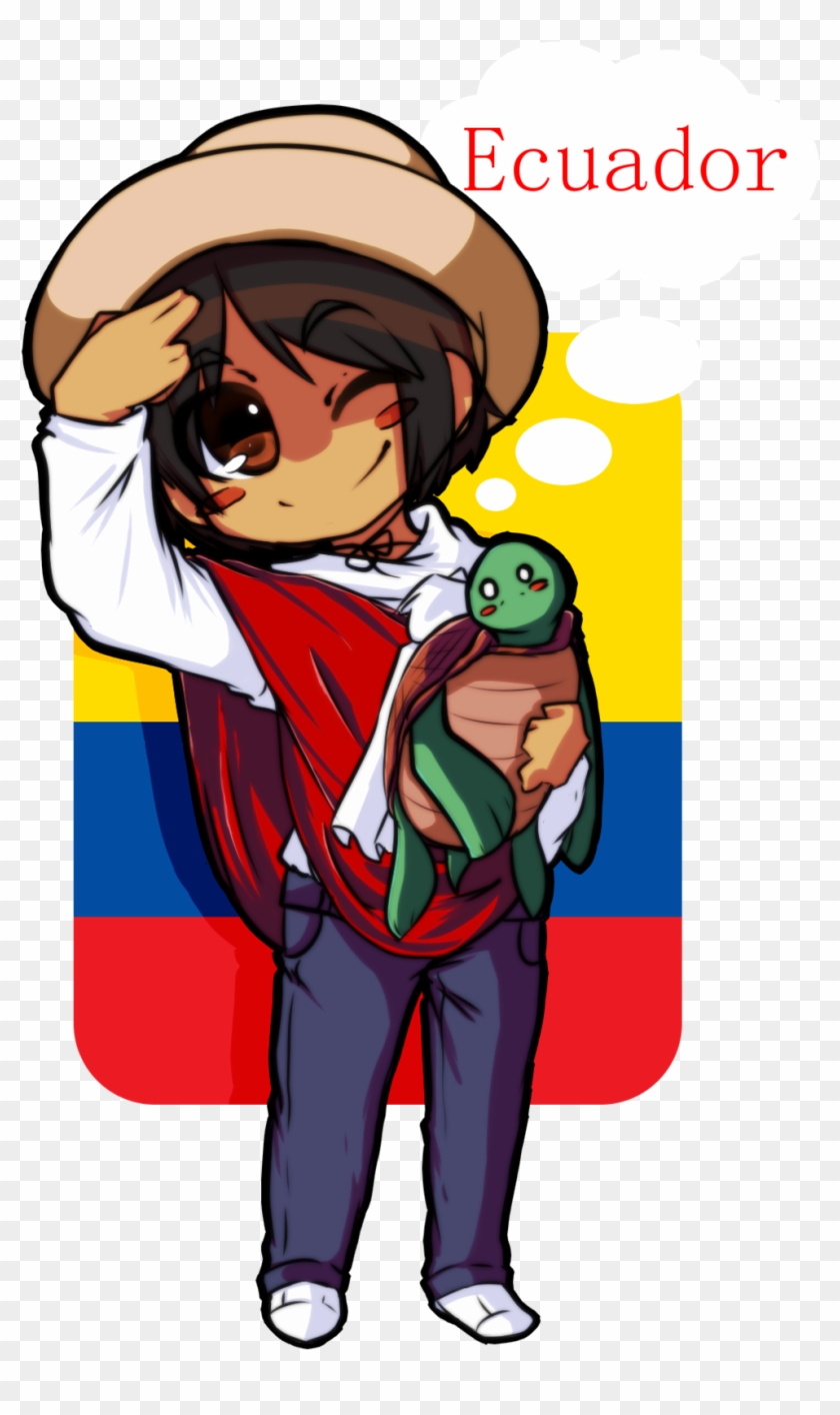 Ecuador By Geekykitten64 Art Trade - Ecuador Hetalia Colombia #847972