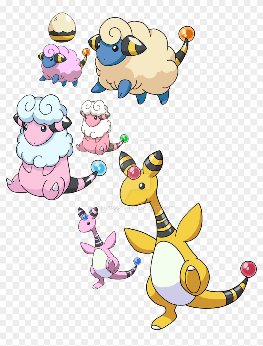 Shiny Mareep/flaffy/ampharos Evo Line Pokemon X - Shiny Flaaffy Vs Flaaffy ...