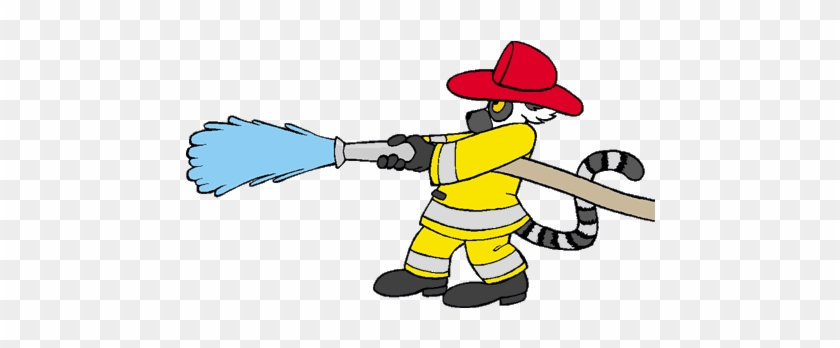 Fire Hose Cartoon - Clip Art #848159