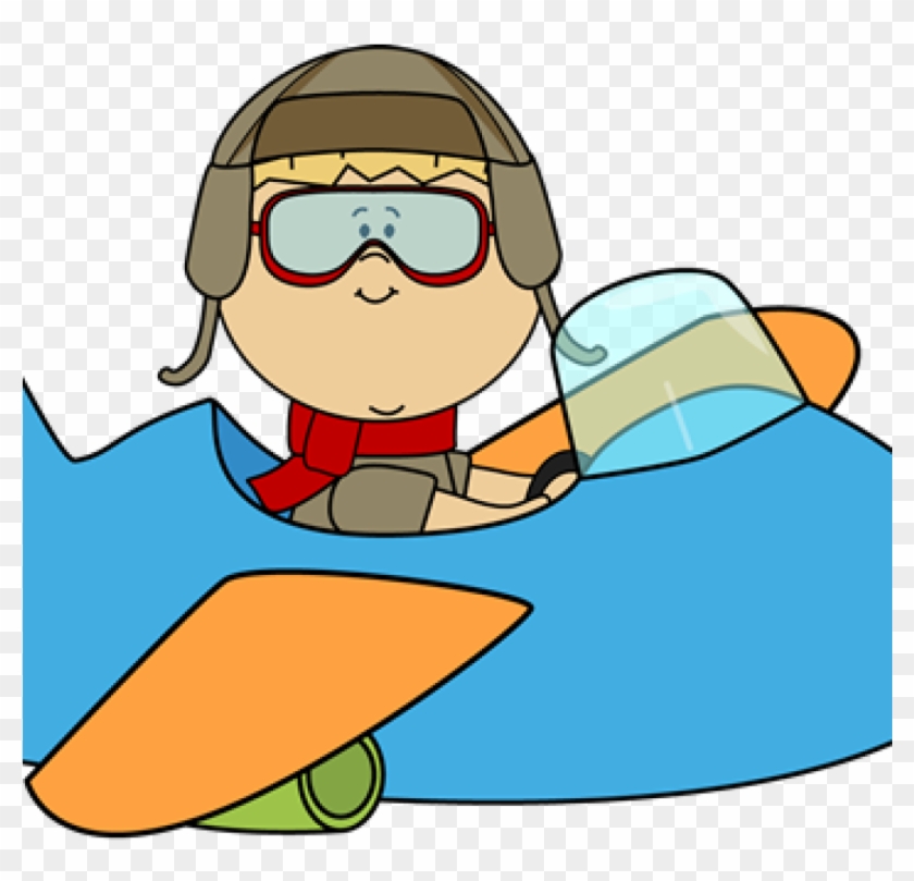 Airplane Clipart Boy Flying An Clip Art Image Free - Fly A Plane Clipart #848214