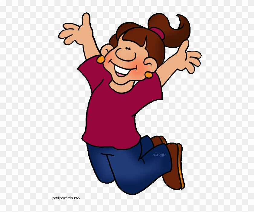 Free Family And Friends Clip Art By Phillip Martin, - Action Words In English #848226
