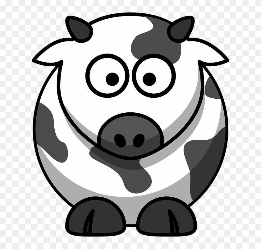 Cow Beef Cattle Milk Cow Animal Mammal - Draw Cartoon Cow #848234