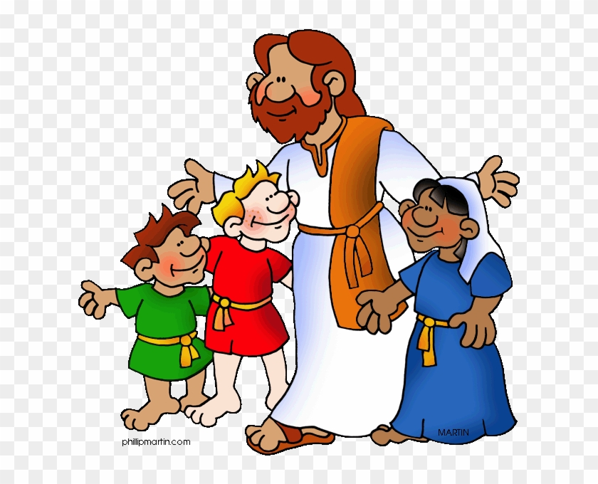 Jesus And The Children Preschool Theme - Jesus Loves The Little Children Clip Art #848278