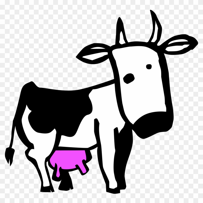 Picture Of A Cartoon Cow 24, Buy Clip Art - Gentoo Cow #848300