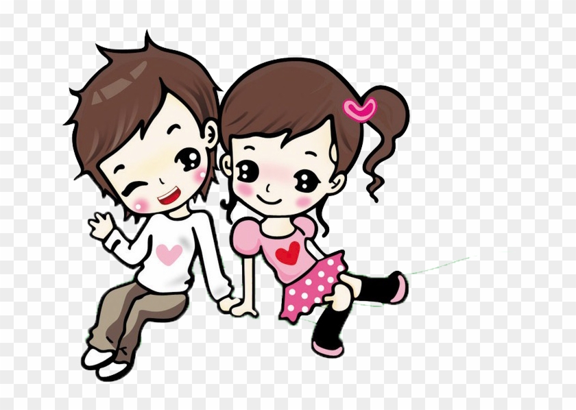 Cartoon Animation Love Drawing Couple - Cartoon Couple Images Png - Free  Transparent PNG Clipart Images Download