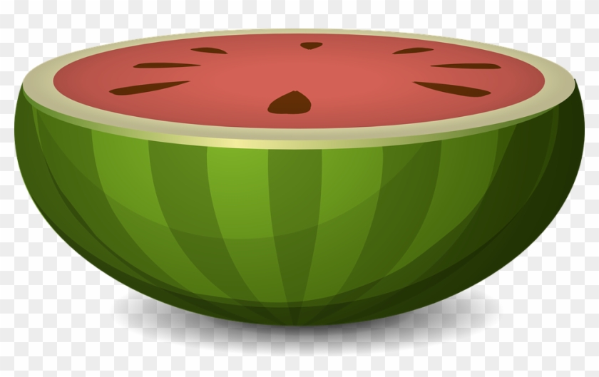 Collection Of Watermelon Fun Cliparts - Half Watermelon Clipart Png #848520