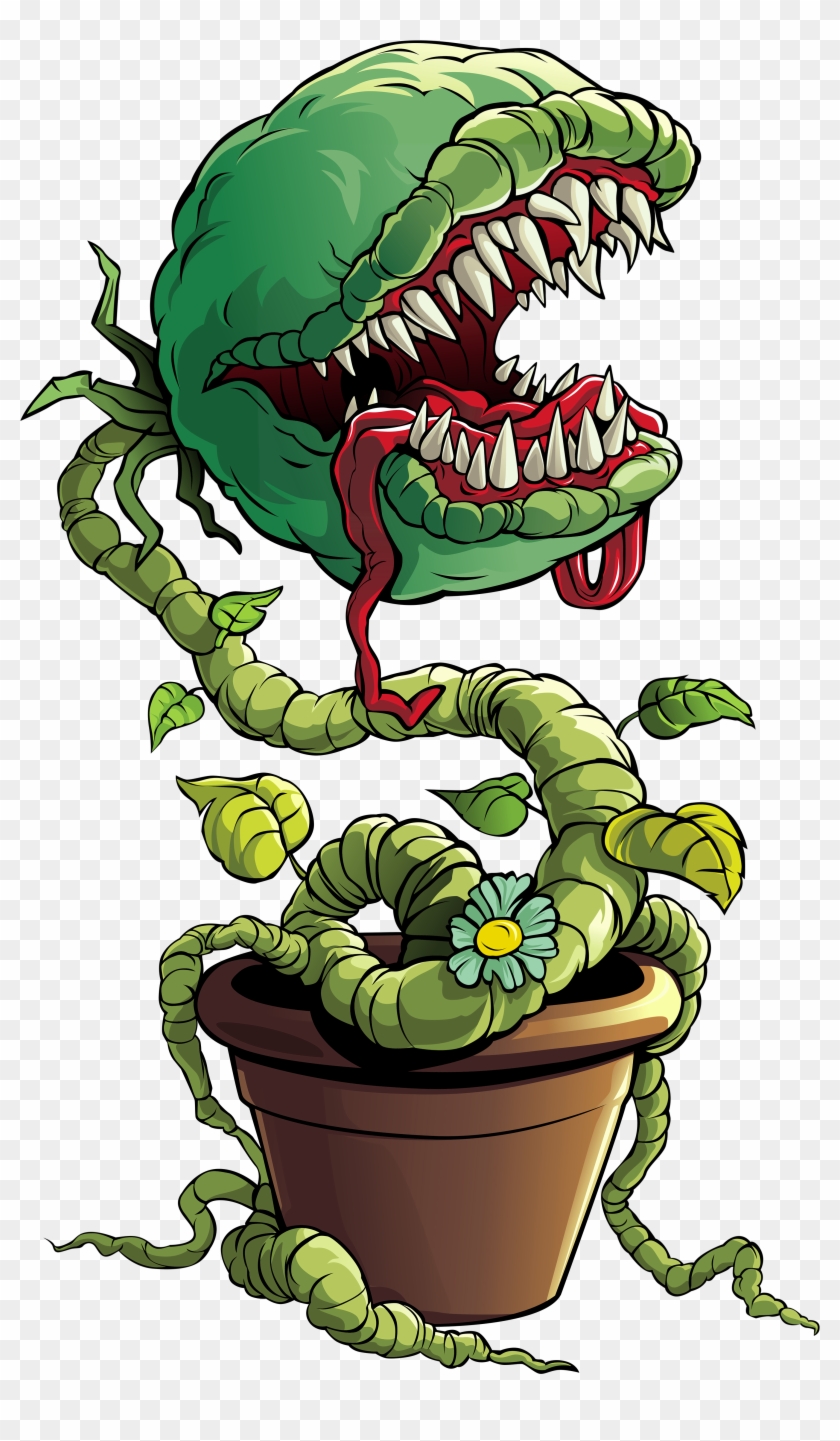 Fly Catcher Clipart - Venus Fly Trap Cartoon #848592