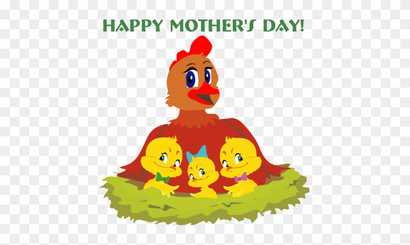 Deluxe Hen Clipart Images Mother Hen With Chicks Clipart - Mother Hen Clip Art #848621