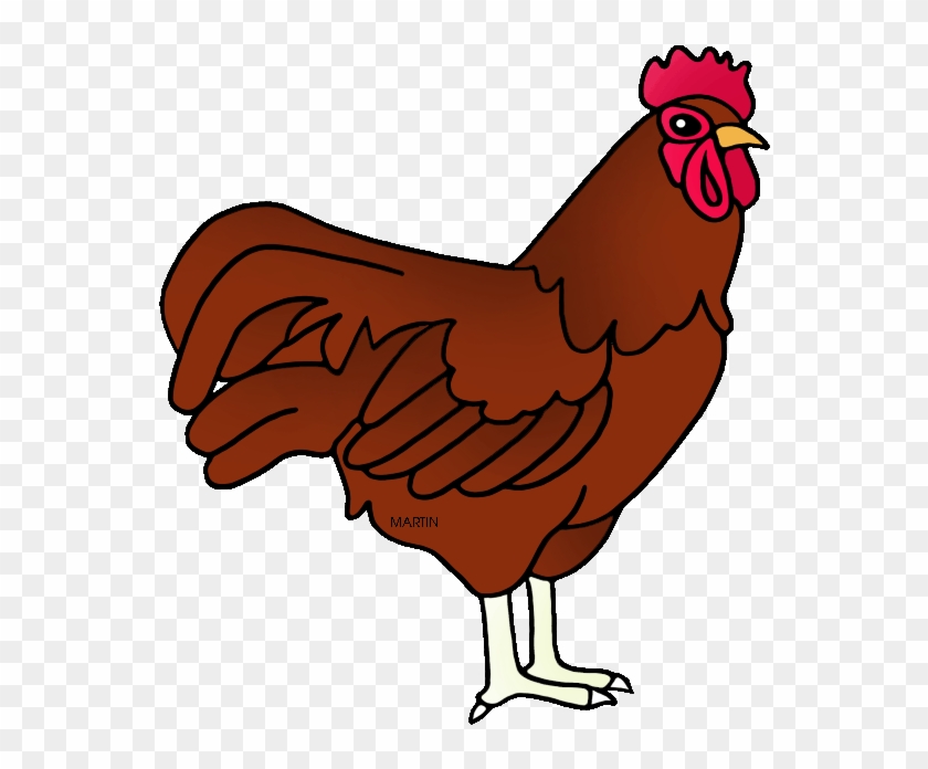 Chicken Clipart Rhode Island Red - Rhode Island State Bird #848670