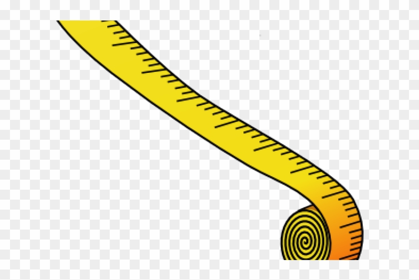 Ruler Clipart 1 Meter - Measuring Tape Clipart #848677