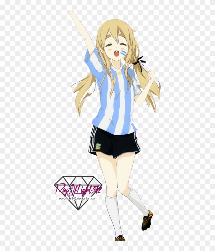 Argentina [render] By Rayoflight342 - Anime Futbol De Chicas - Free  Transparent PNG Clipart Images Download