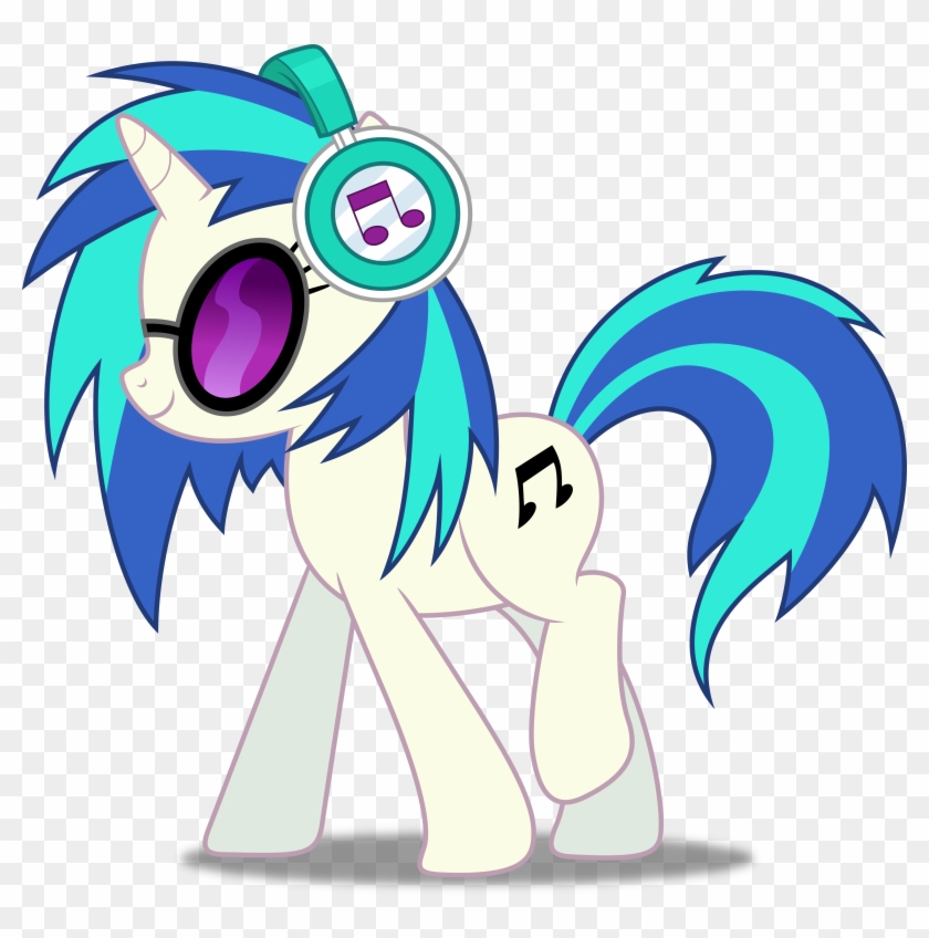 Dashiesparkle Vector - Mlp Vinyl Scratch Vector #848907