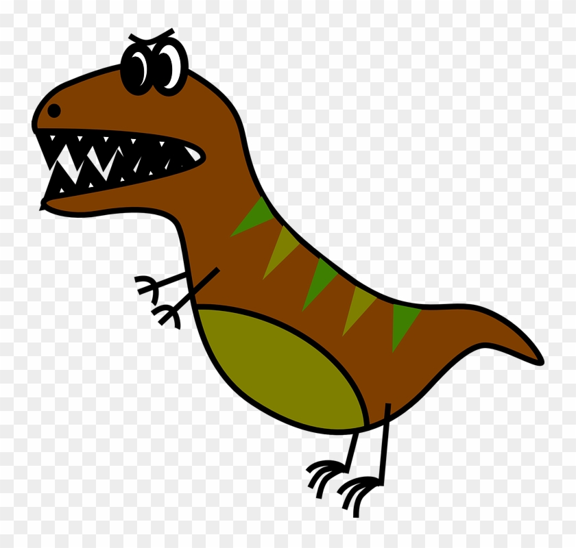 Dinosaurs Cartoon 18, Buy Clip Art - T Rex Clip Art #848923