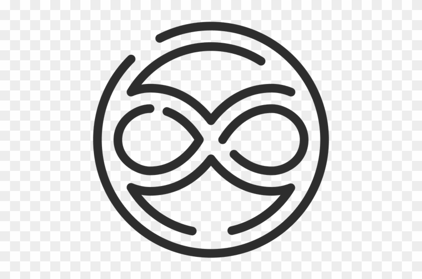 Infinity Symbol In Circle Logo Infinite Transparent - Rock Band Guitar Icon #849040