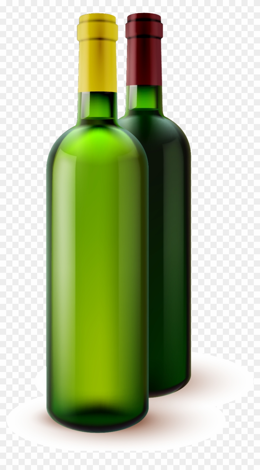 White Wine Glass Bottle Liqueur - Glass Bottle #849077