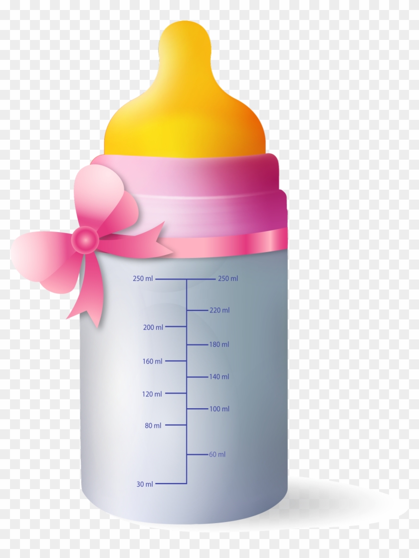 Baby Bottle Plastic Bottle Icon - Mamadeira De Menina Desenho #849096