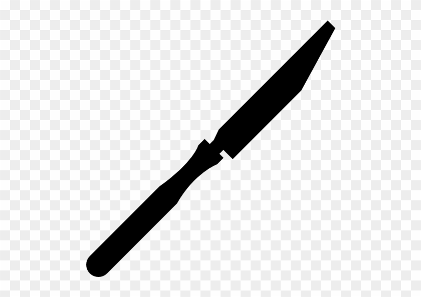 Chef's Knife Icon - Black And White Knife #849130